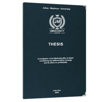 Leather bound thesis