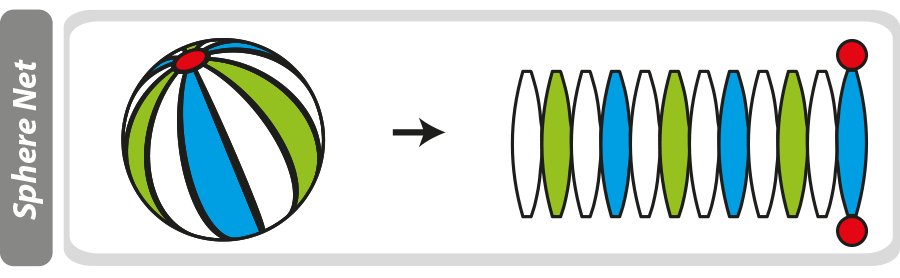 Net of a sphere.